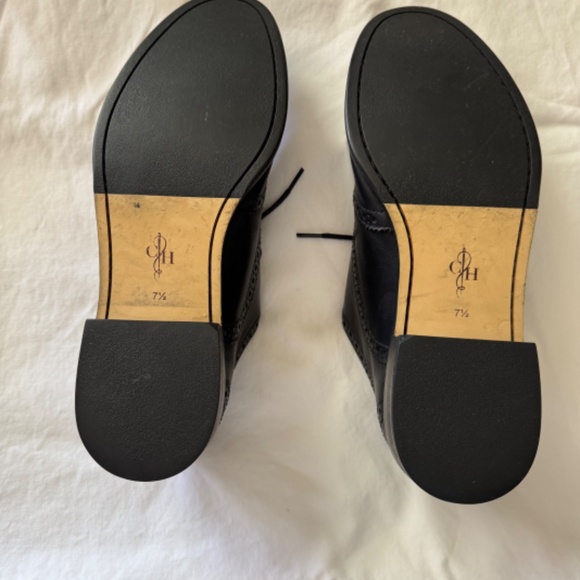 Cole Haan women Black Wingtip Oxford loafers size 7.5 B - Picture 8 of 8